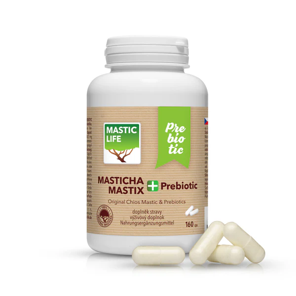 Mastichové Kapsuly MASTICLIFE PREBIOTIC 160 ks