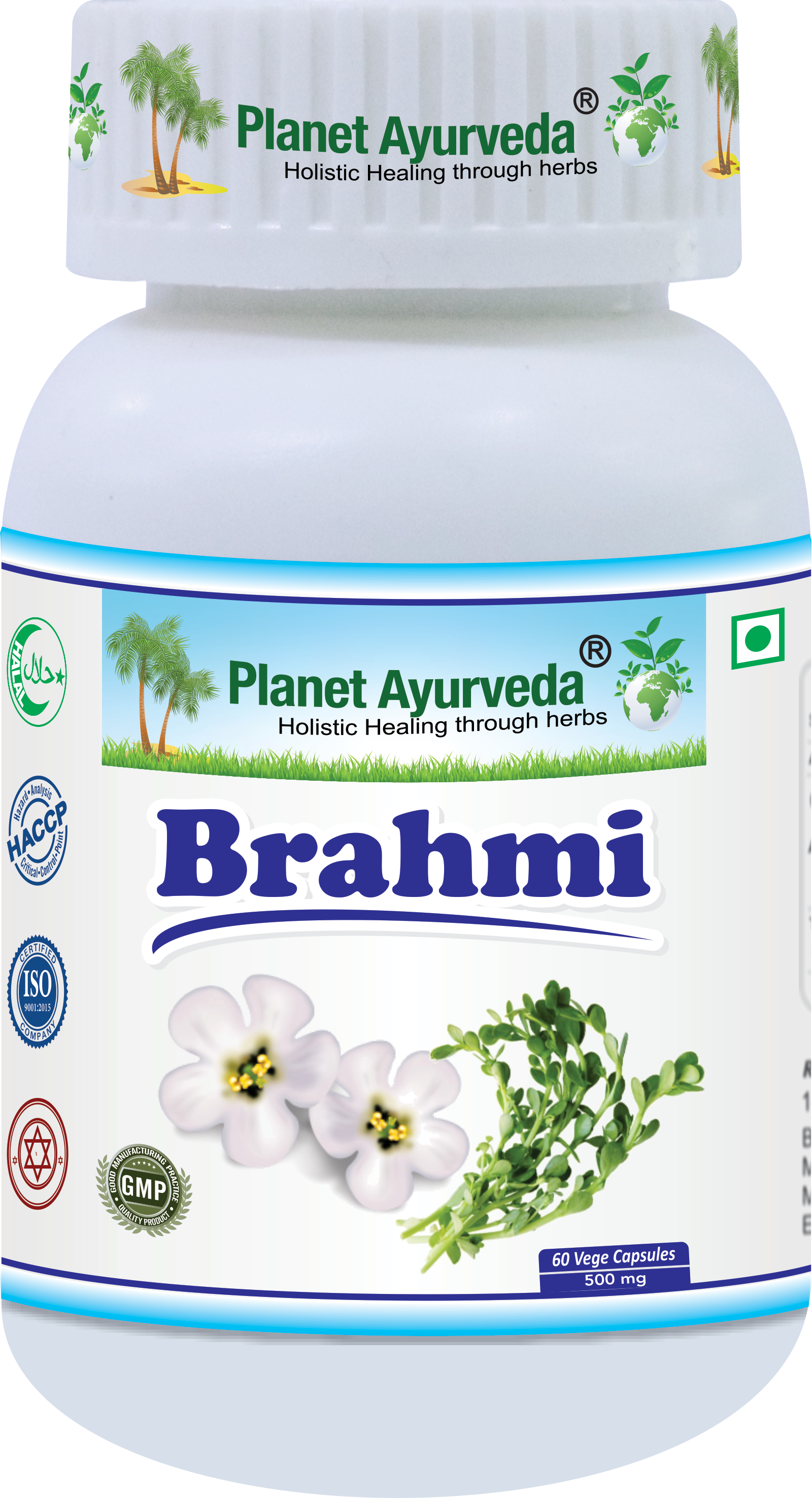 BRAHMI  - podpora pamäte, posilnenie nervovej sústavy